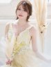 画像5: 【関西コレクション着用】【Lip line/リップライン】フラワー刺繍/ 2段フレア/ Aライン/ チュール/ プリンセス/ ロングドレス/ キャバドレスlong[HC03]