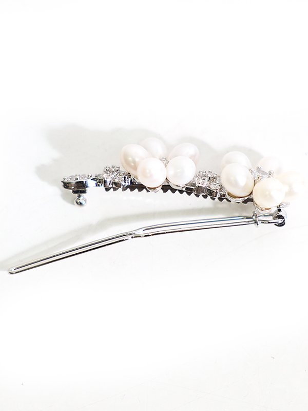 画像5: 【Angel R/エンジェルアール】フラワーモチーフパールビジューヘアピン[OF02C-U]