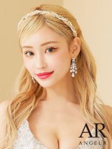 【アクセサリー：カチューシャ】【ANGEL R/エンジェルアール】パール＆ビジューデザインカチューシャ[OF02]