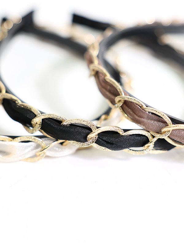 画像6: 【アクセサリー：カチューシャ】【ANGEL R/エンジェルアール】ゴールドチェーンラメカチューシャ[OF02]