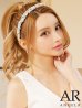 画像1: 【アクセサリー：カチューシャ】【ANGEL R/エンジェルアール】パールクロスミックスツイードカチューシャ[OF02] (1)