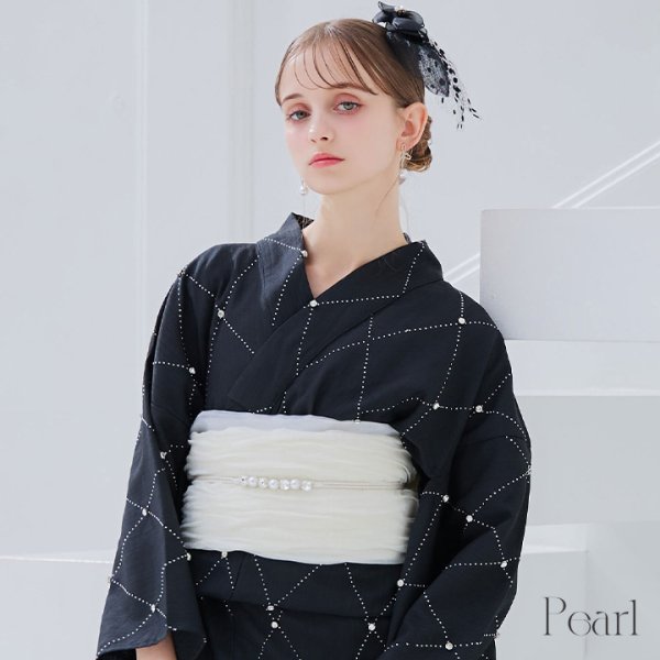 画像5: 【即日発送】【飾り紐単品】【浴衣小物】ビジューパール飾り紐 / 帯飾り / 飾り帯 [YMT]