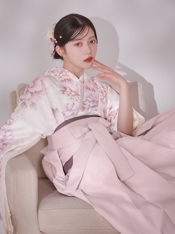 画像9: 【卒業袴小物】水引ホワイトドライフラワーセット髪飾り【1カラー】