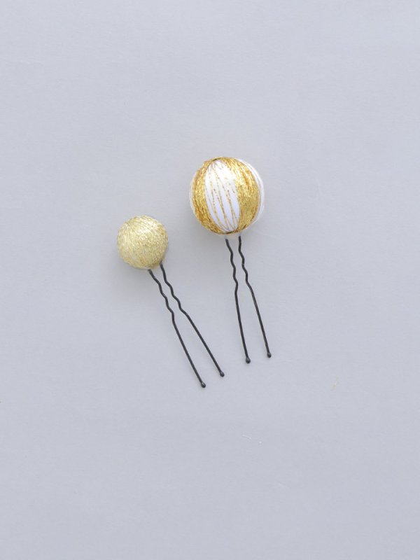 画像5: 【卒業袴小物】網チュールとドライフラワーのセット髪飾り【2カラー】