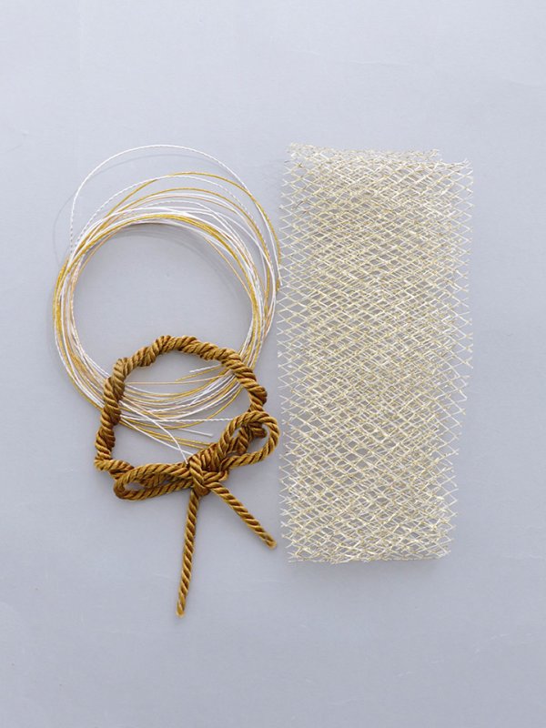 画像7: 【卒業袴小物】網チュールとドライフラワーのセット髪飾り【2カラー】