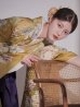 画像5: 【予約商品 / 1月中旬発送予定】黄フラワーブーケ イエロー二尺袖着物【卒業袴３点セット 二尺袖着物/帯/袴】 (5)
