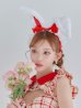 画像17: 【SALE!】【即日発送】【ハロウィン】 チェックバニーセットアップ  【コスプレ6点セット】【XS-Lサイズ/2カラー】[OF04]