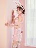 画像13: 【即日発送】【ハロウィン】 ツイードバニーミニワンピ 【コスプレ6点セット】【S-Lサイズ/2カラー】[OF01]