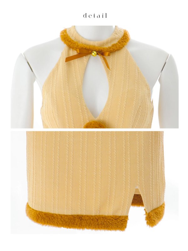 画像20: 【即日発送】【ハロウィン】ベアニットワンピース【コスプレ3点セット】【サイズ/1カラー】[HC03]