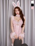 【残りわずか!】【即日発送】【送料無料！】【ハロウィン】ビジューシアーバニーガール【コスプレ6点セット】【XS-Mサイズ/3カラー】[HC03]