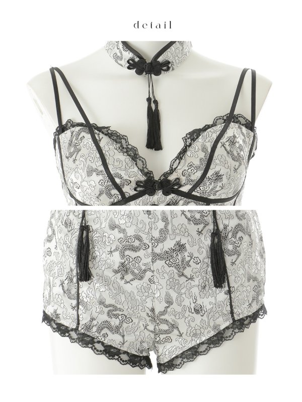 画像45: 【即日発送】【ハロウィン】チャイナショートパンツセットアップ 【コスプレ5点セット】【XS-Mサイズ/3カラー】[HC03]