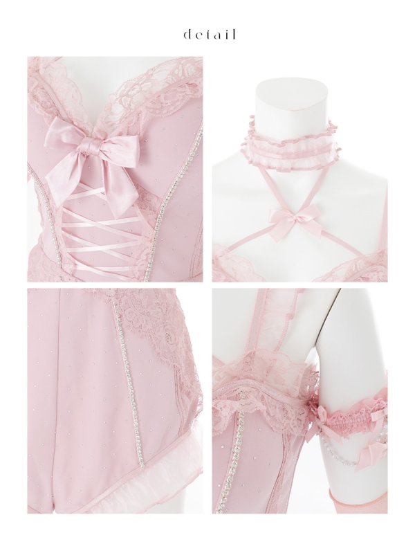 画像36: 【即日発送】【送料無料！】【マリームーンコラボ】【ハロウィン】2wayハーネスネックバニー【コスプレ6点セット】【XS-Lサイズ/3カラー】[HC03]