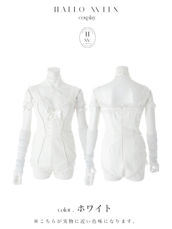 画像42: 【即日発送】【送料無料！】【マリームーンコラボ】【ハロウィン】2wayハーネスネックバニー【コスプレ6点セット】【XS-Lサイズ/3カラー】[HC03]