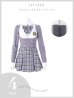 画像27: 【即日発送！】【ハロウィン】チェック制服セットアップ【コスプレ4点セット】【S-Lサイズ/2カラー】[OF04]
