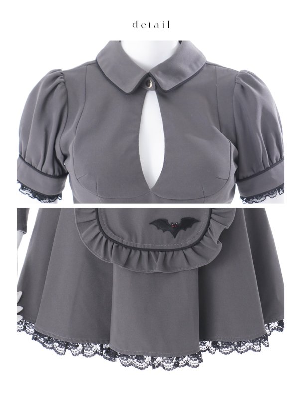 画像29: 【即日発送！】【ハロウィン】クラシカルメイドセットアップ【コスプレ5点セット】【XS-Mサイズ/2カラー】[OF04]