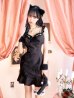 画像11: 【即日発送】【ハロウィン】【LARME/ラルム掲載】 キャットレースミニワンピ 【コスプレ5点セット】【XS-Mサイズ/3カラー】[HC02]