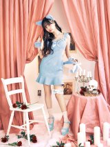 【即日発送】【ハロウィン】【LARME/ラルム掲載】 キャットレースミニワンピ 【コスプレ5点セット】【XS-Mサイズ/3カラー】[YMT]