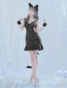 画像6: 【即日発送】【ハロウィン】 キャットレースミニワンピ 【コスプレ5点セット】【XS-Mサイズ/3カラー】[YMT]