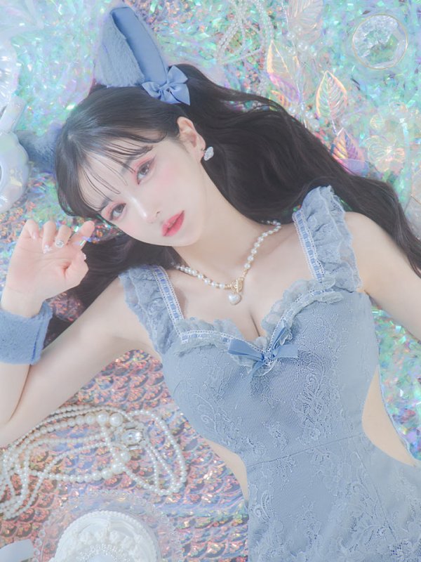 画像9: 【即日発送】【ハロウィン】 キャットレースミニワンピ 【コスプレ5点セット】【XS-Mサイズ/3カラー】[OF04]