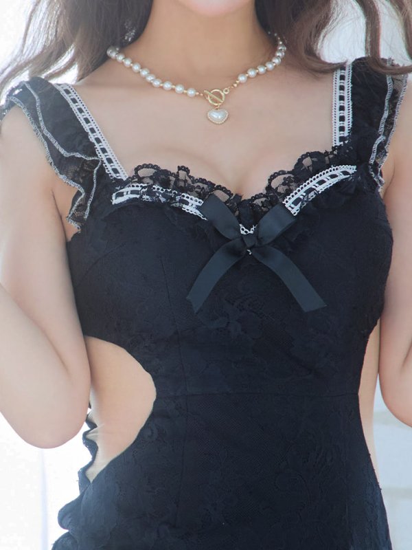 画像20: 【即日発送】【ハロウィン】 キャットレースミニワンピ 【コスプレ5点セット】【XS-Mサイズ/3カラー】[OF04]