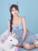 【即日発送】【ハロウィン】 キャットレースミニワンピ 【コスプレ5点セット】【XS-Mサイズ/3カラー】[OF01]