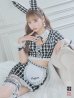 画像18: 【即日発送】【ハロウィン】 ツイードバニーメイドセットアップ 【コスプレ6点セット】【S-Mサイズ/3カラー】[YMT]