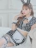 画像28: 【即日発送】【ハロウィン】 ツイードバニーメイドセットアップ 【コスプレ6点セット】【S-Mサイズ/3カラー】[YMT]