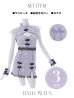 画像33: 【即日発送】【ハロウィン】 パステルチャイナドレス 【コスプレ3点セット】【XS-Mサイズ/4カラー】(SE01YN)[YMT]