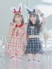 画像18: 【値下げ！】【即日発送】【ハロウィン】 チェックバニーセットアップ  【コスプレ6点セット】【XS-Lサイズ/2カラー】[YMT]