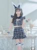 画像4: 【値下げ！】【即日発送】【ハロウィン】 チェックバニーセットアップ  【コスプレ6点セット】【XS-Lサイズ/2カラー】[YMT]