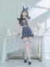 画像5: 【値下げ！】【即日発送】【ハロウィン】 チェックバニーセットアップ  【コスプレ6点セット】【XS-Lサイズ/2カラー】[YMT]