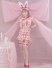 画像5: 【値下げ！】【即日発送】【ハロウィン】 チェックバニーセットアップ  【コスプレ6点セット】【XS-Lサイズ/2カラー】[YMT]