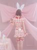 画像15: 【値下げ！】【即日発送】【ハロウィン】 チェックバニーセットアップ  【コスプレ6点セット】【XS-Lサイズ/2カラー】[YMT]