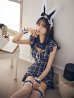 画像3: 【値下げ！】【即日発送】【ハロウィン】 チェックバニーセットアップ  【コスプレ6点セット】【XS-Lサイズ/2カラー】[YMT]