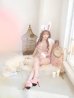 画像10: 【即日発送】【ハロウィン】 ファーツイードバニーセットアップ 【コスプレ8点セット】【XS-Mサイズ/3カラー】[YMT]
