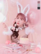 【即日発送】【ハロウィン】 ファーツイードバニーセットアップ 【コスプレ8点セット】【XS-Mサイズ/3カラー】[YMT]