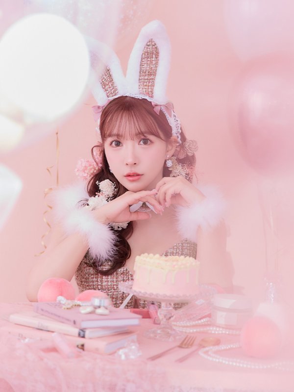 画像6: 【SALE!!】【即日発送】【ハロウィン】 ファーツイードバニーセットアップ 【コスプレ8点セット】【XS-Mサイズ/3カラー】[OF04]