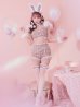 画像10: 【即日発送】【ハロウィン】 ファーツイードバニーセットアップ 【コスプレ8点セット】【XS-Mサイズ/3カラー】[YMT]
