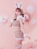 画像13: 【即日発送】【ハロウィン】 ファーツイードバニーセットアップ 【コスプレ8点セット】【XS-Mサイズ/3カラー】[YMT]
