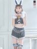 画像19: 【即日発送】【ハロウィン】 ファーツイードバニーセットアップ 【コスプレ8点セット】【XS-Mサイズ/3カラー】[YMT]