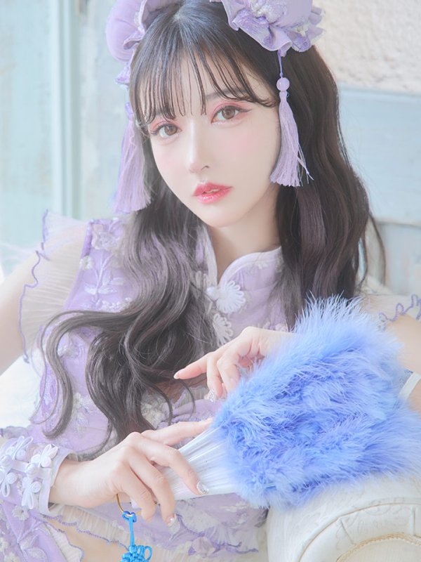 画像11: 【即日発送】【ハロウィン】リボンチャイナミニセットアップ【コスプレ4点セット】【XS-Mサイズ/3カラー】(SE01YN)[OF04]