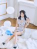 画像10: 【即日発送】【ハロウィン】リボンチャイナミニセットアップ【コスプレ4点セット】【XS-Mサイズ/3カラー】(SE01YN)[YMT]