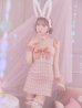 画像29: 【即日発送】【ハロウィン】 ツイードバニーミニワンピ 【コスプレ6点セット】【S-Lサイズ/2カラー】[YMT]