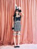 画像2: 【即日発送】【ハロウィン】【LARME/ラルム掲載】 ツイードバニーミニワンピ 【コスプレ6点セット】【S-Lサイズ/2カラー】[YMT] (2)