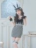 画像4: 【即日発送】【ハロウィン】 ツイードバニーミニワンピ 【コスプレ6点セット】【S-Lサイズ/2カラー】[YMT]