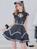 画像3: 【即日発送】【ハロウィン】 レースアップブラックキャット 【コスプレ4点セット】【S-Lサイズ/1カラー】[YMT]