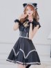 画像10: 【即日発送】【ハロウィン】 レースアップブラックキャット 【コスプレ4点セット】【S-Lサイズ/1カラー】[YMT]