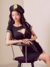画像13: 【即日発送】【ハロウィン】ジップポリスワンピース【コスプレ2点セット】【XS-XLサイズ】[OF01-Bg]