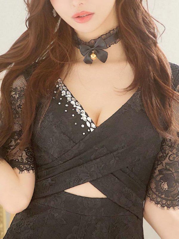 画像7: 【SALE!!】【即日発送】【ハロウィン】 ブラックレースキャット/オールインワン/黒猫 【コスプレ5点セット】【S-Lサイズ】[OF01]