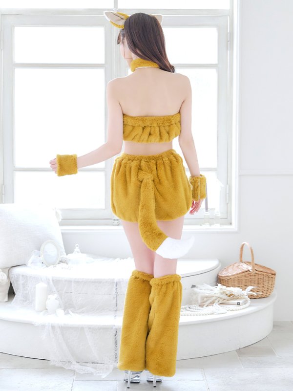 画像26: 【SALE!!】【即日発送】【ハロウィン】もこもこキツネ 【コスプレ6点セット】【Fサイズ/1カラー】[OF01]